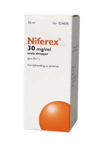 Niferex package 30 mg/ml